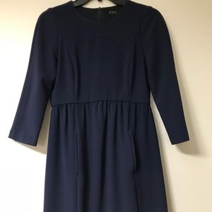 Zara Dress in Navy Blue